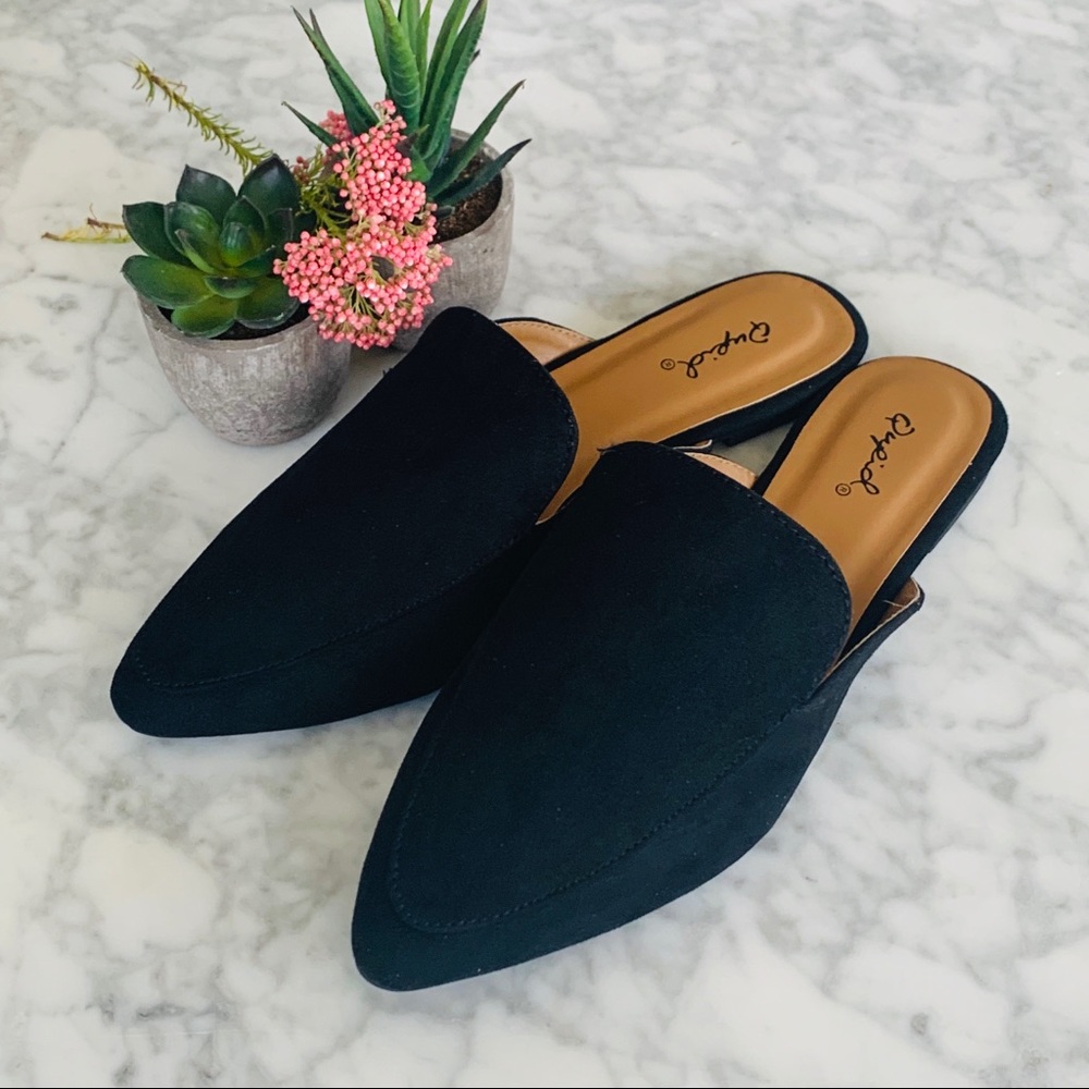 ⭐️3rd RESTOCK⭐️Suede Mule Loafer Flats